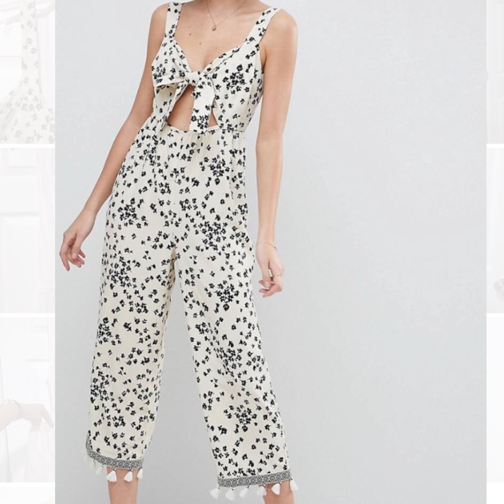 Asos New Floral Jumpsuit